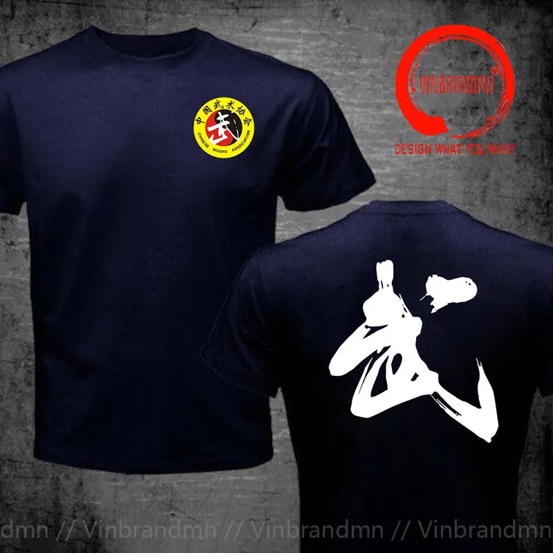 Kong Fu Martial Arts Clothing T-shirt Wing Chun Kung Fu T Shirt Men Short-sleeved Shirt Classic Uniform Kung Fu Cotton Men shirt