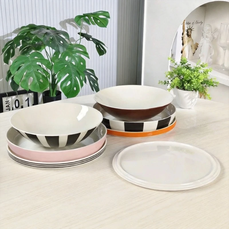 German Spherical Tableware Set High Aesthetic Light Luxury Plate Bowl Storage Tableware Gift
