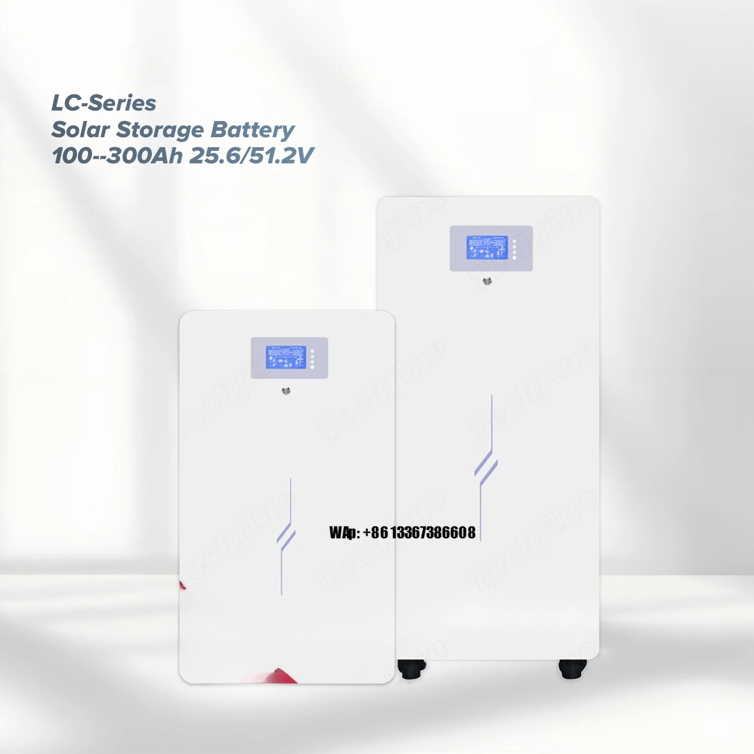 Wall-mounted 100Ah 200Ah 230Ah 300Ah 314Ah LiFePO4 25.6v 51.2V lithium solar battery pack built-in BMS