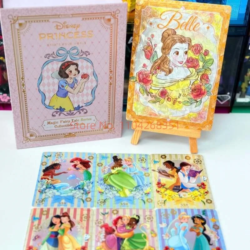 in-stock-original-cardfun-x-disney-princess-magic-fairy-tale-series-collectible-cards-decoration-anime-collection-cards-toy-gift