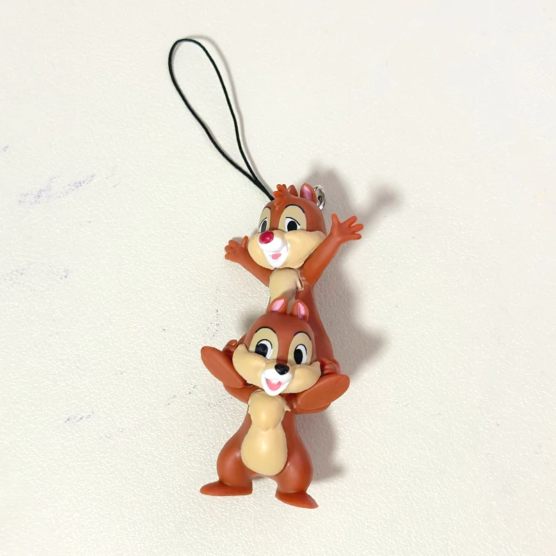 Cartoon Cute Chip Dale Keychains Fun DIY Backpack Pendant Accessories Kawaii Decoration Pendant Gift Doll Toys