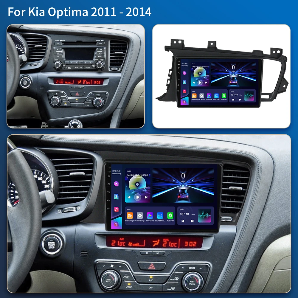 Android 16 Car Radio For Kia Optima 3 K5 TF T 2010 2011 2012 2013 2014 2015 Navigation GPS Multimedia Player Stereo WiFi+4G DSP