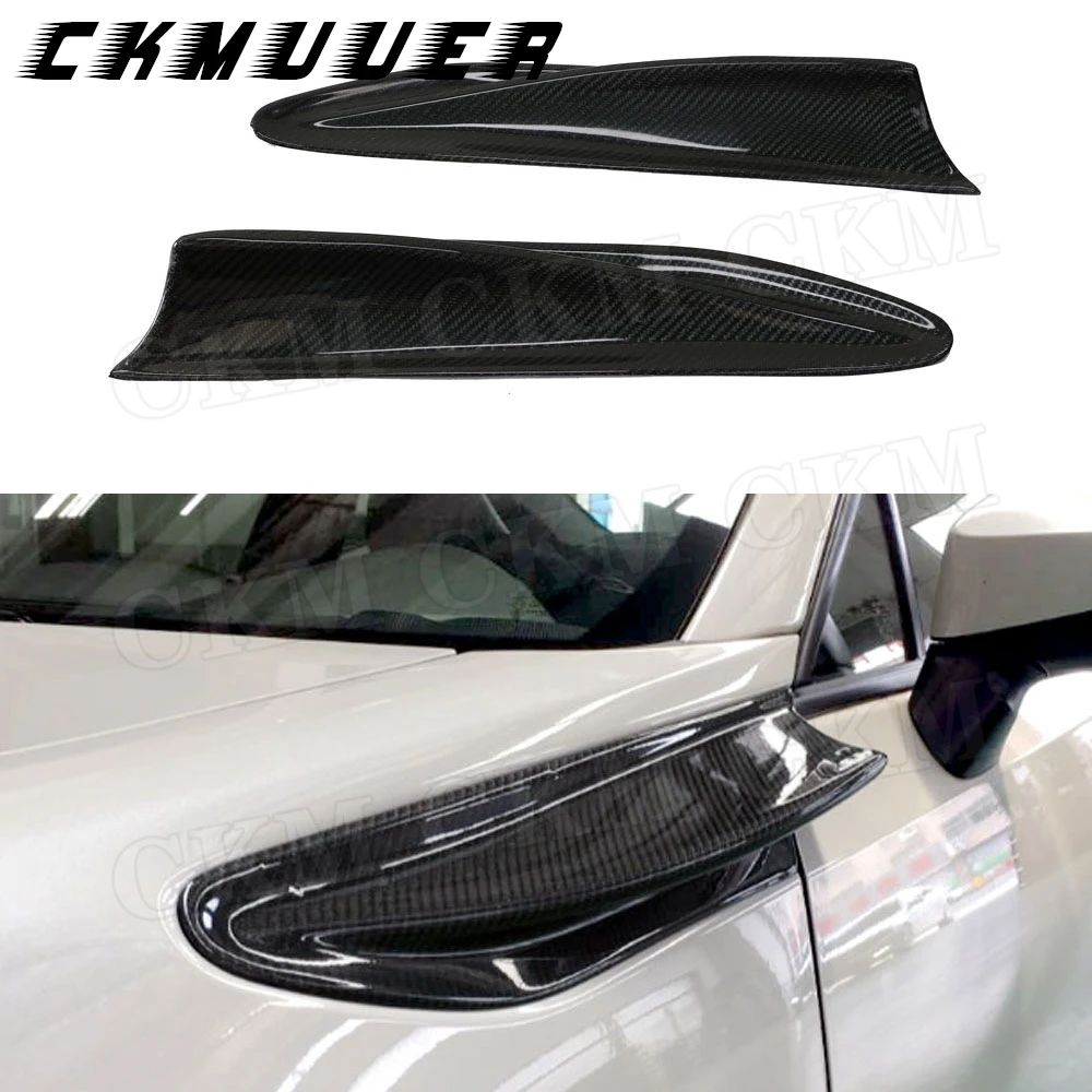 

Carbon Fiber Air Dam Vent Decoration Stickers Side Fender Fin Trim for Subaru BRZ Toyota GT86 2012 - 2019 2PCS/Set Car Body Kits