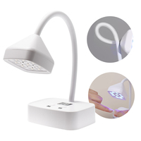 Mini UV LED Nail Lamp Rechargeable 27W UV Light for Gel Nails Cordless Portable Nail Dryer 360°Rotatable Polish Curing Lamp