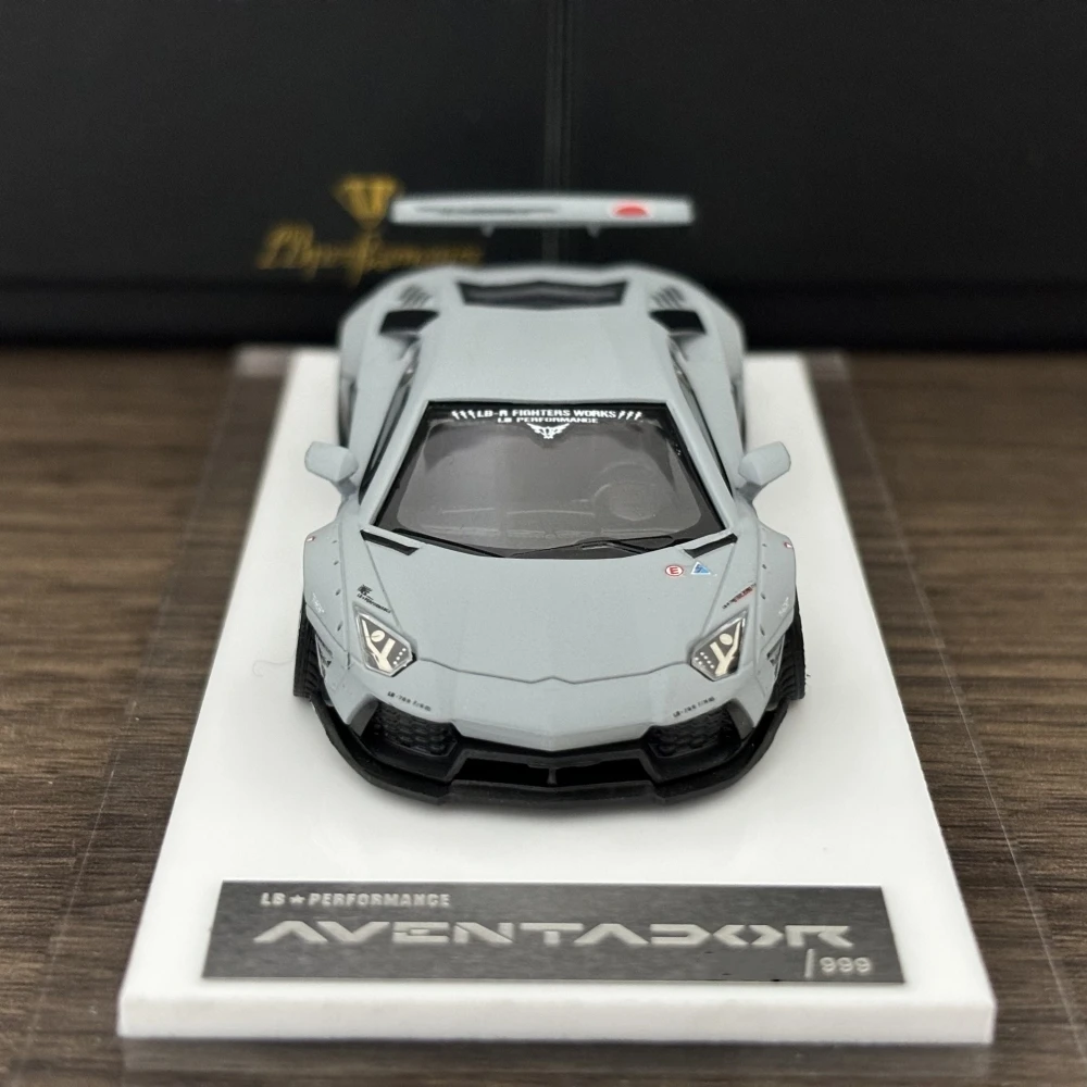 Onemodel 1:64 Liberty Walk LP700 Battle Gray Resin Model Car