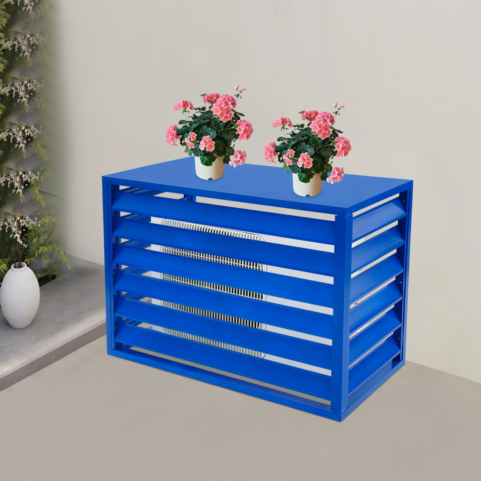 

Ограждение AC Guard Blue из алюминиевого сплава и оцинкованной стали, 1.5P, 4 панели, прямоугольное, с электростатическим напылением, отдельно стоящее, настенное, для обеспечения конфиденциальности
