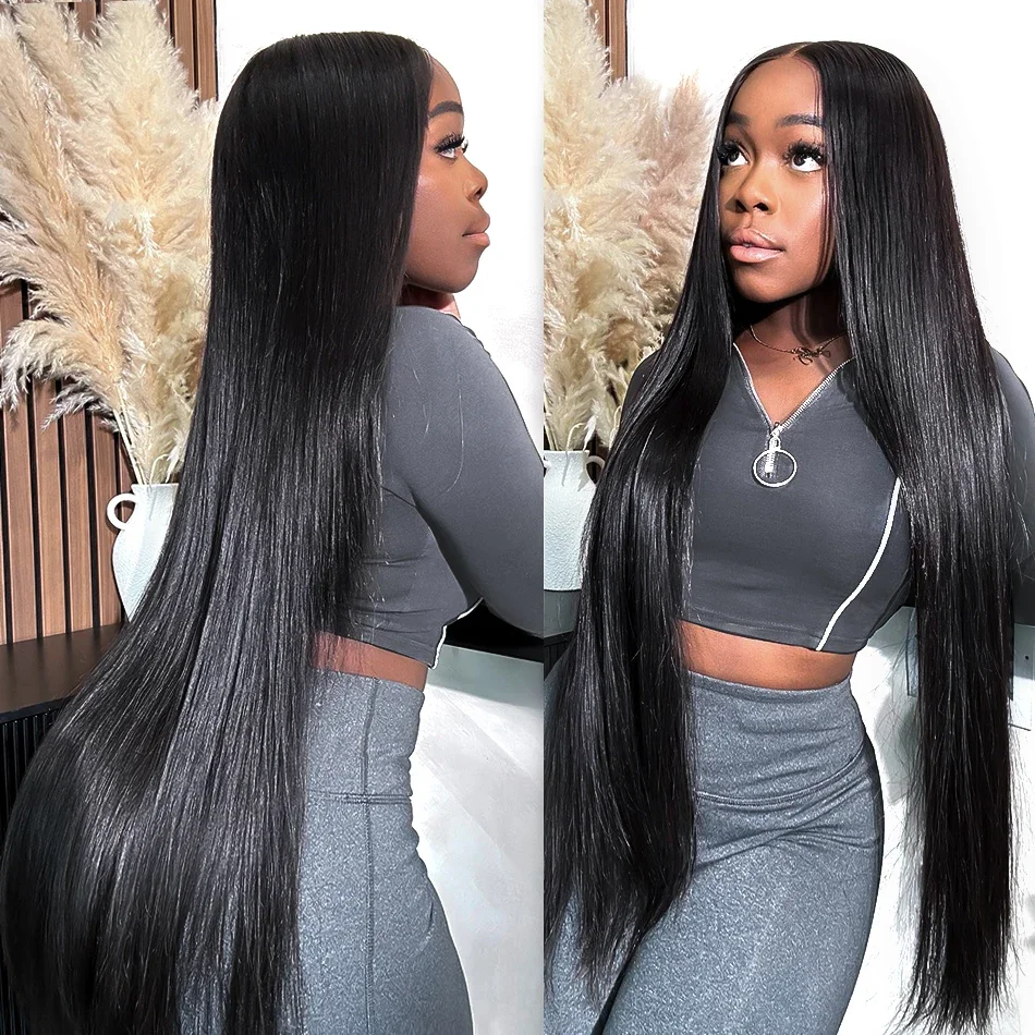 Peruvian 100% Human Hair Straight Bundles Weaving Weave For Black Women 3 4 Bundles Deal Natural 30 Inch Bundle Hair Extensions