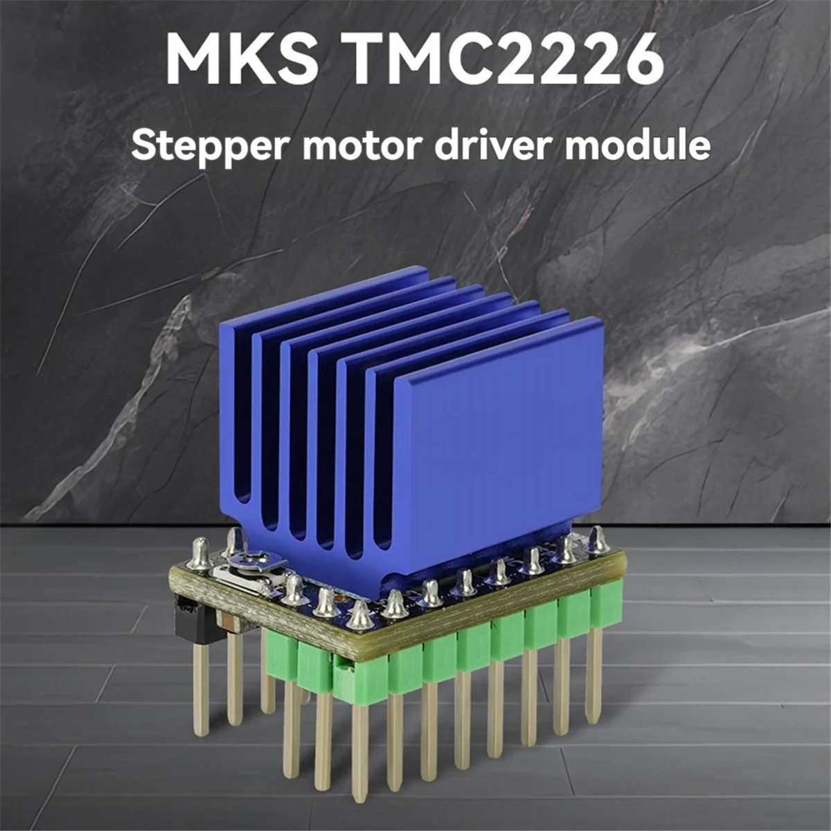 SMIEA MKS TMC2226 ステッピング モーター ドライバー ヒートシンク付き 超静音ドライバー TMC2209 TMC2208 3D プリンター アクセサリーを交換