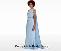 Arabic Morden Style Draped Crystals Evening Dresses Customized Mermaid Formal 프롬드레스 Side Slit Prom Growns Party Women Bride 6