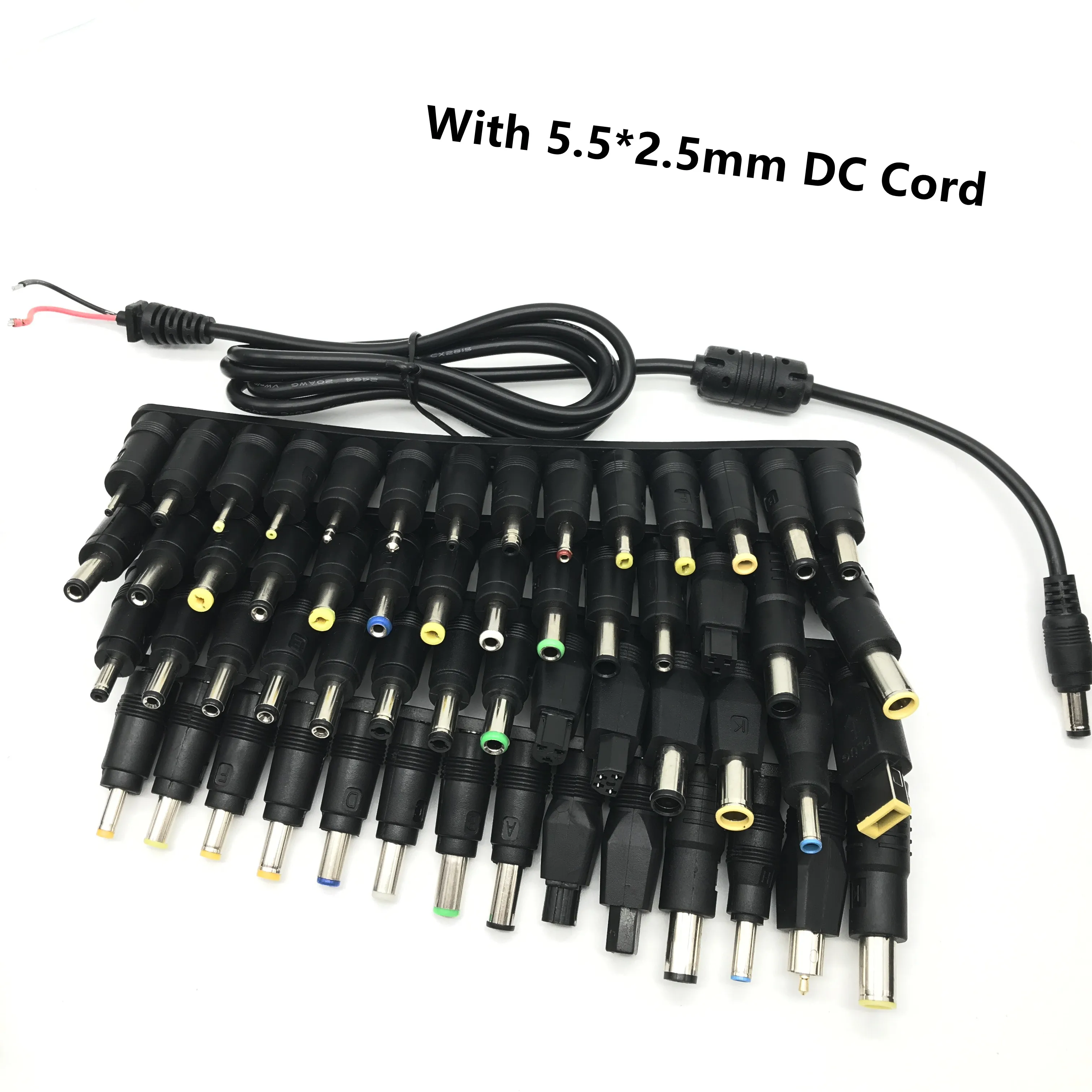 Uniwersalny Laptop AC DC Jack zasilacz Adapter wtyczka dla HP Dell Lenovo Acer Toshiba Notebook kabel przewód 5.5*2.1mm