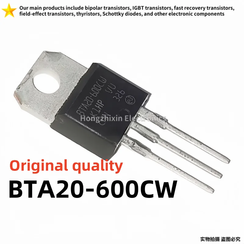 

10 шт. оригинальное качество BTA20-600CW TO-220 BTA20 600CW 20A600V двунаправленный тиристор
