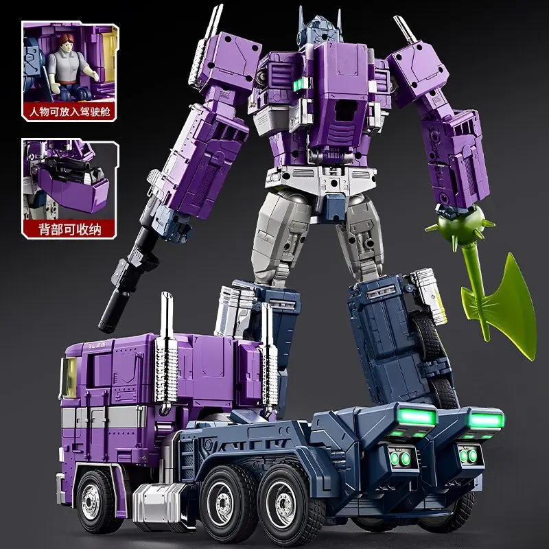 

Transforming Toys WS W8019A Fluorescent Paint Purple Mirror KO MPP10 Commander Car Robot Boy Figure Model Action Figures Gifts