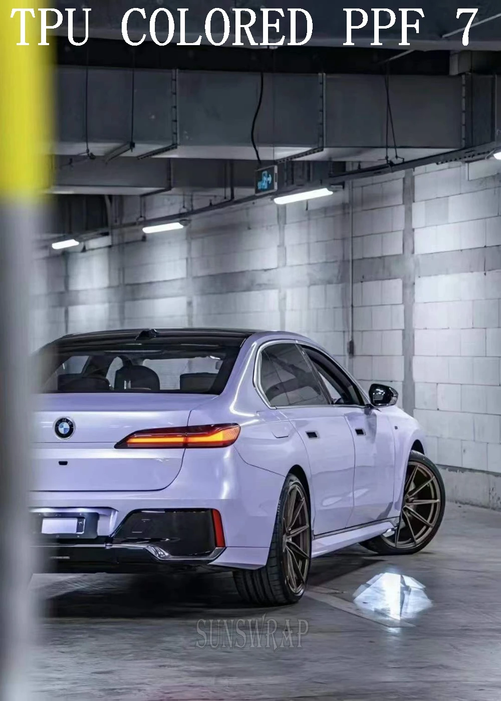 

Durable TPU PPF Crystal Stella Purple Auto Body Protection Film Wet Instal for Cars Boats Yachts Aircraft Full Body Guard 5x52ft