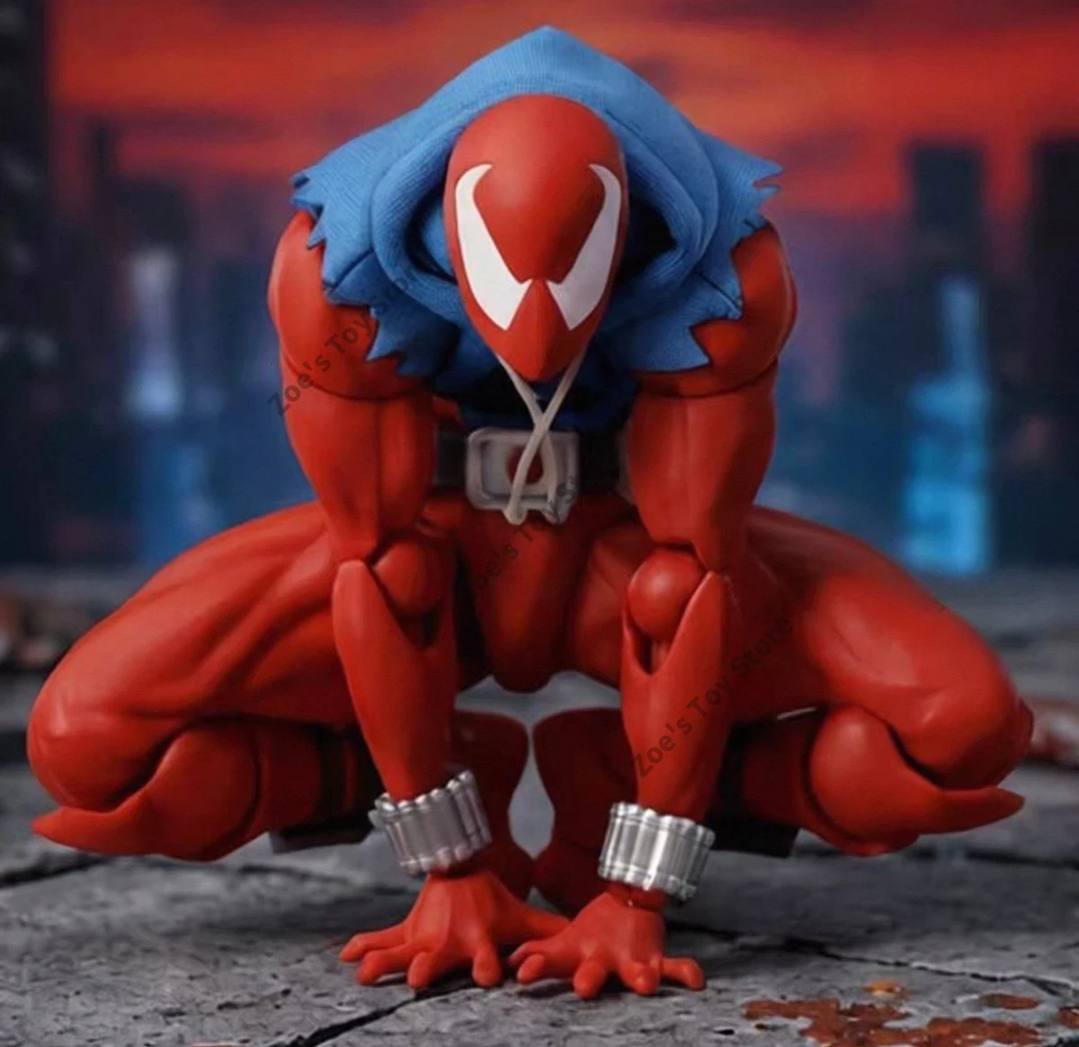 

New Messtoys Spider Man character Crimson Spider Character Ct Toy Mess Anime Model Movable Doll Toy Collection Gift