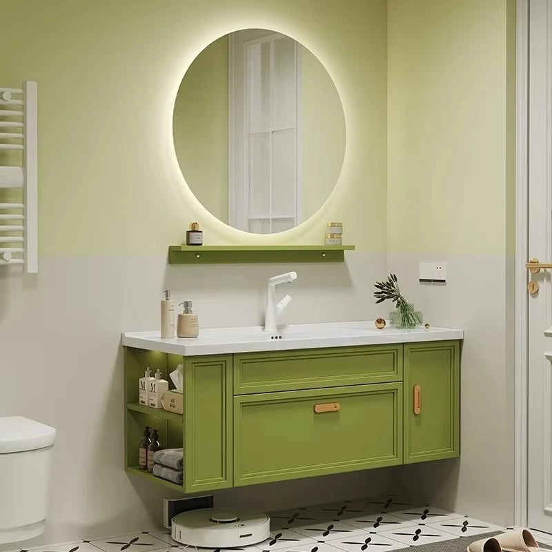 &c High Performance China-Made Bathroom Vanity Cabinet with LED Mirror Quality Bedroom Furniture-for Hall Low Price