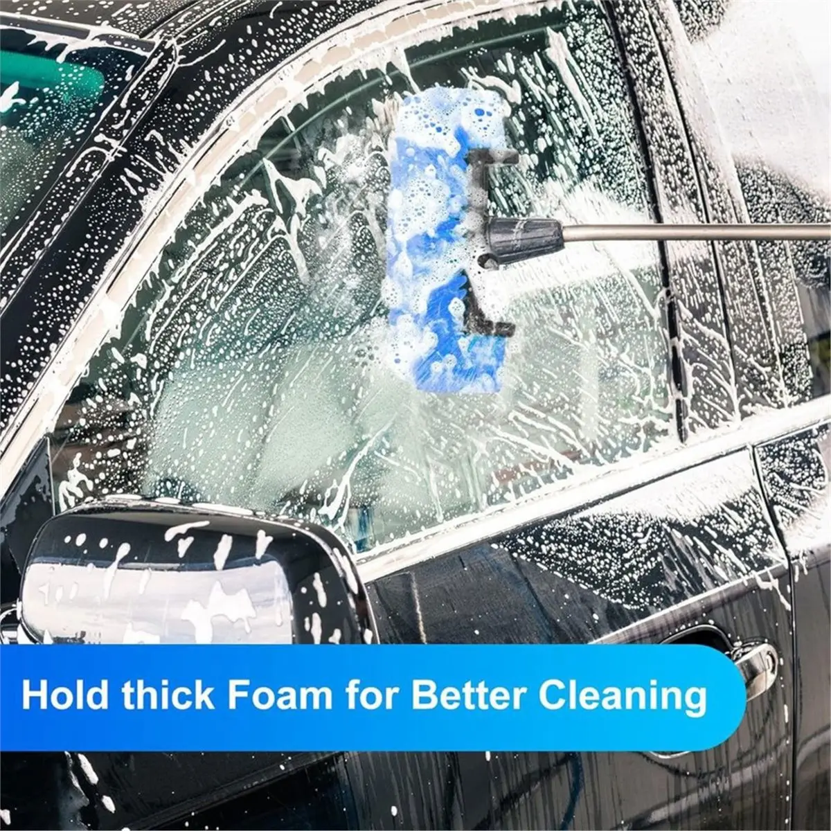 Home Tool 2 Pcs Car Wash Brush Head with Soft Detailing Bristle Through Car Cleaning Brush Exterior Wash Equipment for Auto Truc