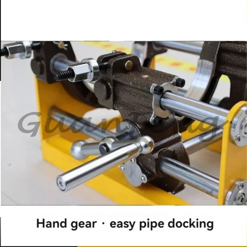 220V hand pressure gauge screw type PE butt welding machine
