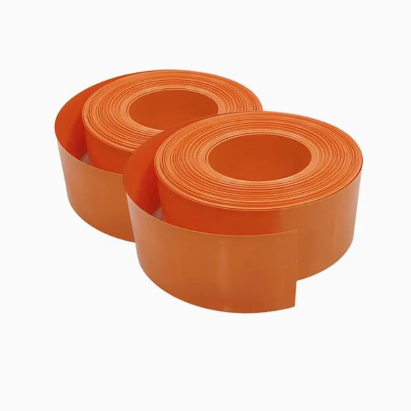PVC heat shrinkable tube lithium battery pack protection shrink film 18650 21700 battery packaging tube insulation shrink skin
