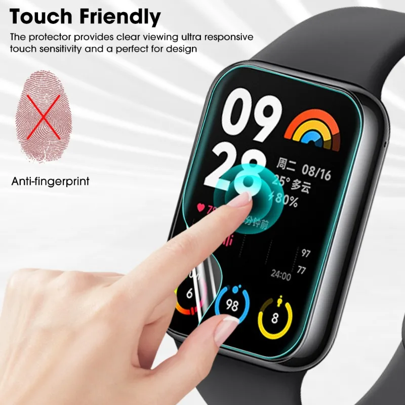 1/10Pcs Soft Screen Protector for Xiaomi Mi Band 8 Pro 8Pro Anti-scratch HD Clear Protective Hydrogel Film for Miband 8 pro