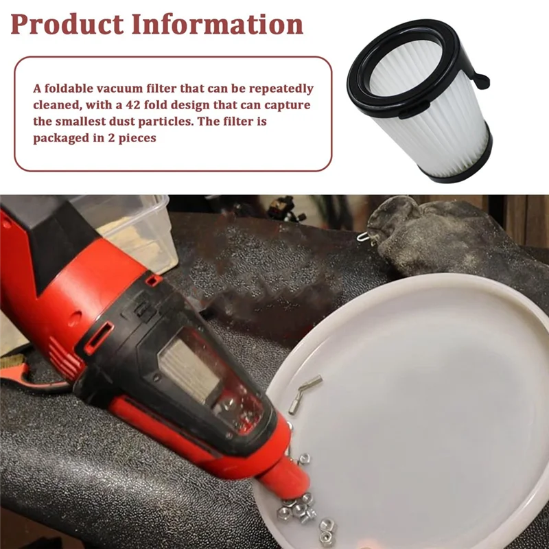 استبدال 49-90-1950 ملحقات أجزاء فلتر HEPA للمكنسة الكهربائية الجافة اللاسلكية 0850-20 (2 قطعة)