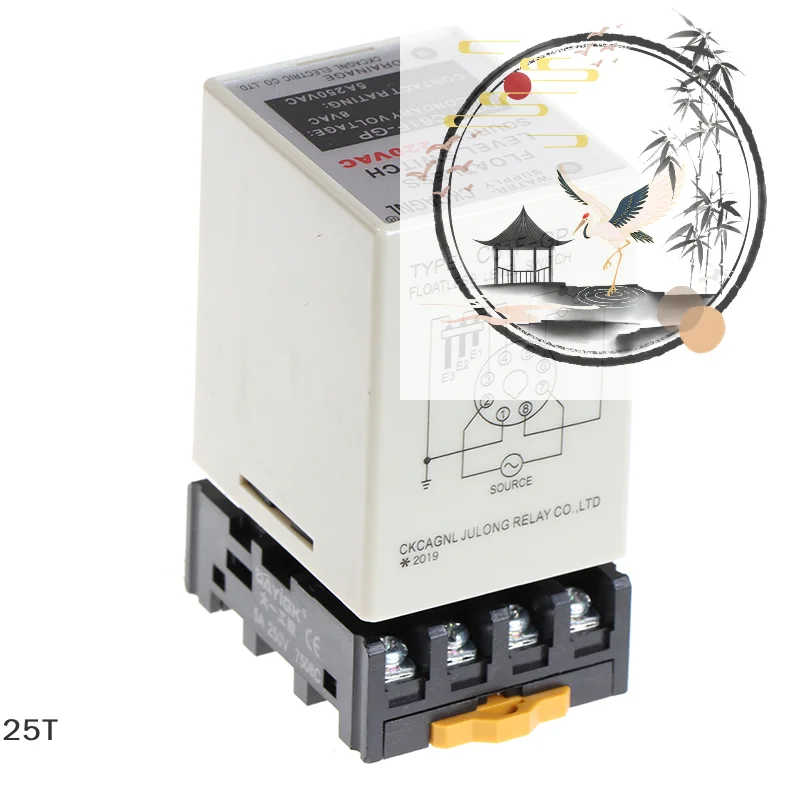 C61F-GP AC220V Level Relay Floatless Level Switch Level Controller with Base