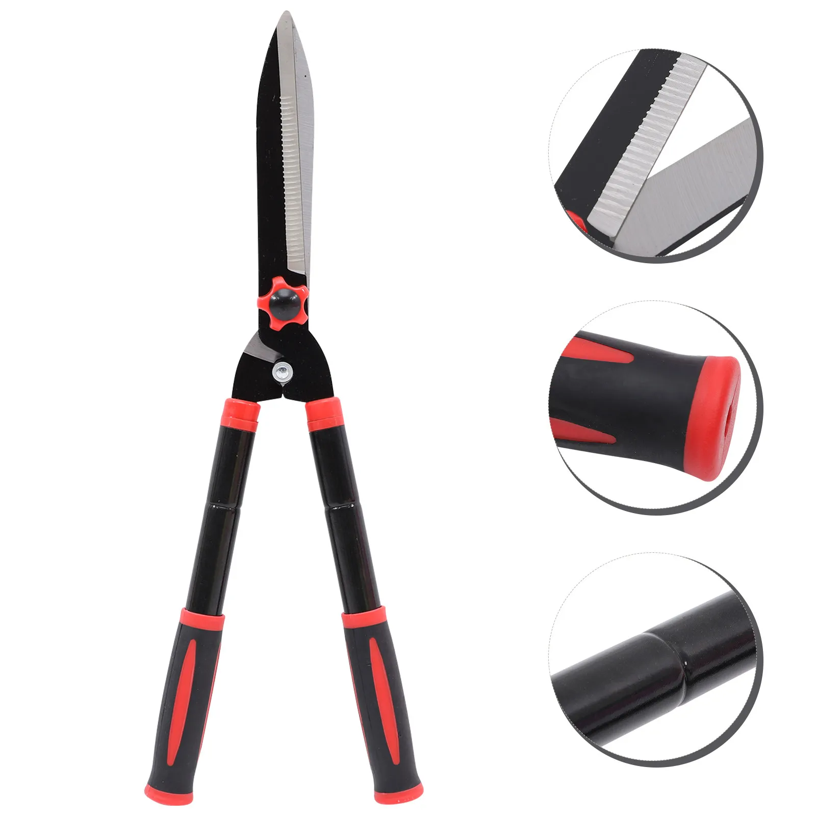 

Extendable Hedge Shears Sk5 Steel Forged Head Sharp Blades Rubber Grip For Bush Trimming Garden Pruning Tools Landscaping