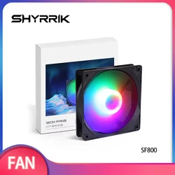 SAMA 50.2CFM 21dB 1200RMP PC Cooling Silent 120mm Computer Case Fans 4PIN TO Molex Power Supply No LED Raditor Air Cooler