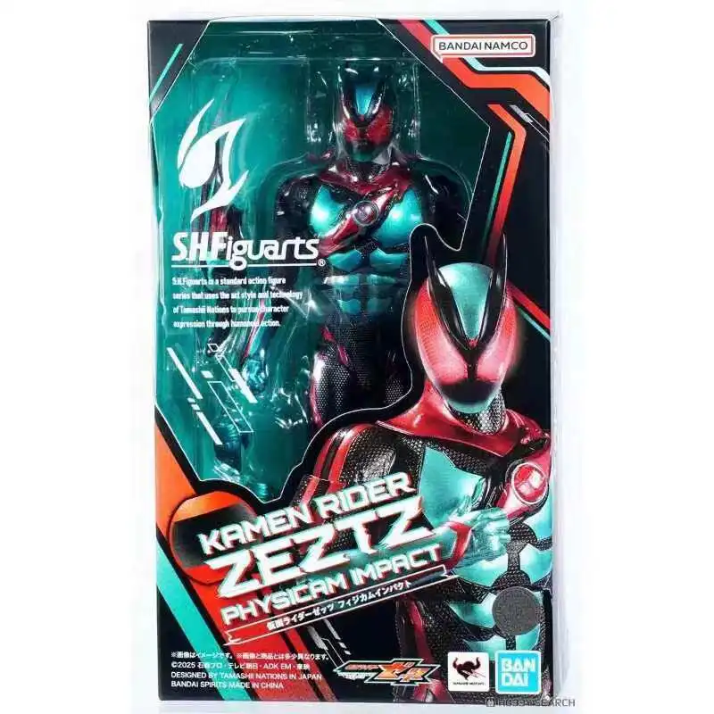 

Оригинальная фигурка Bandai Shfiguarts Kamen Rider Zeztz Zzz Physicam Impact Basic Form, аниме-периферия, подарок для фанатов токусацу
