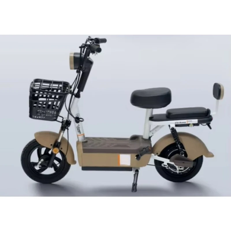 QQA Wholesale Price 350W 48V Electric Bike Scooter 14 Inch Cheap Electric Bike, Adult Electric City Bike
