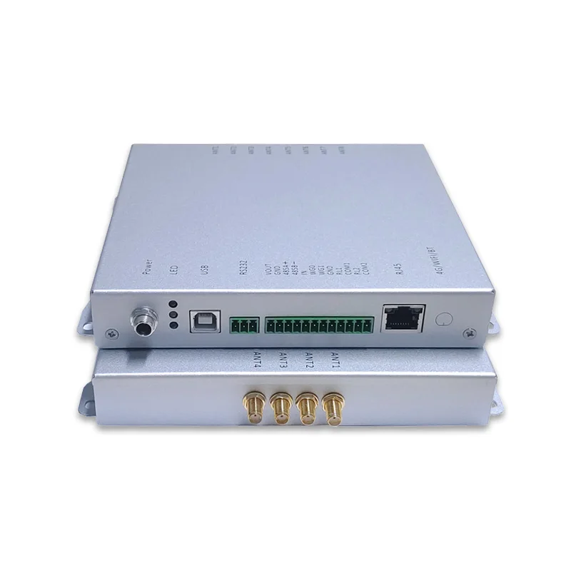 Impinj E710 chip RS232 GPIO USB RJ45 WiFi 4G POE Long Range 4 port uhf RFID Fixed Reader Support Multi-language Development