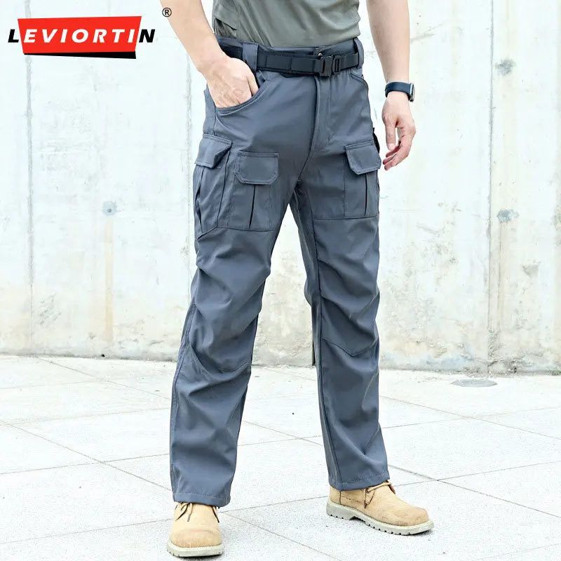 Spring and Autumn Outdoor Multi Bag Pants Wear resistant Special Agent New IX4 Eagle Eye Tactical Pants Male Archon Work Pants