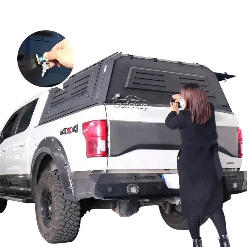 

Modification Benext Lightweight Aluminium Hardtop Topper Camper Truck Canopy for Tundra Hilux Tacoma Ford F 150 Raptor Ra