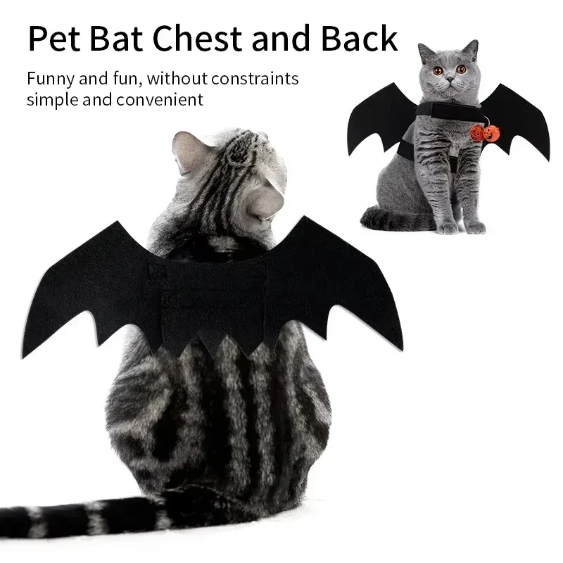 

Fashion Cat Clothes Artificial Wing Pet Cosplay Bat Wings Funny Dog Cat Costume Halloween Christmas Cat Costume Pet Products