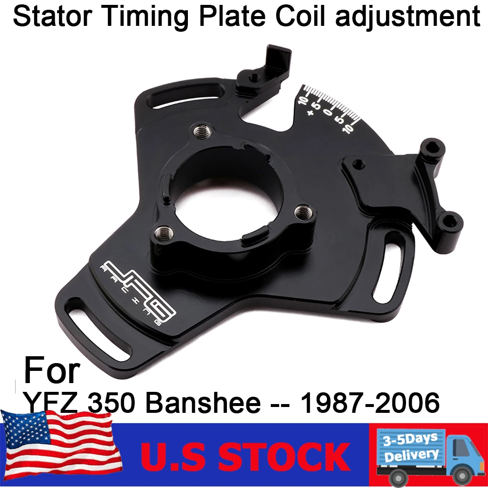 

Статор мотоцикла, регулируемая пластина синхронизации, алюминиевая пластина для Yamaha YFZ350 YFZ 350 Banshee 1987-2006, аксессуары для мотоциклов