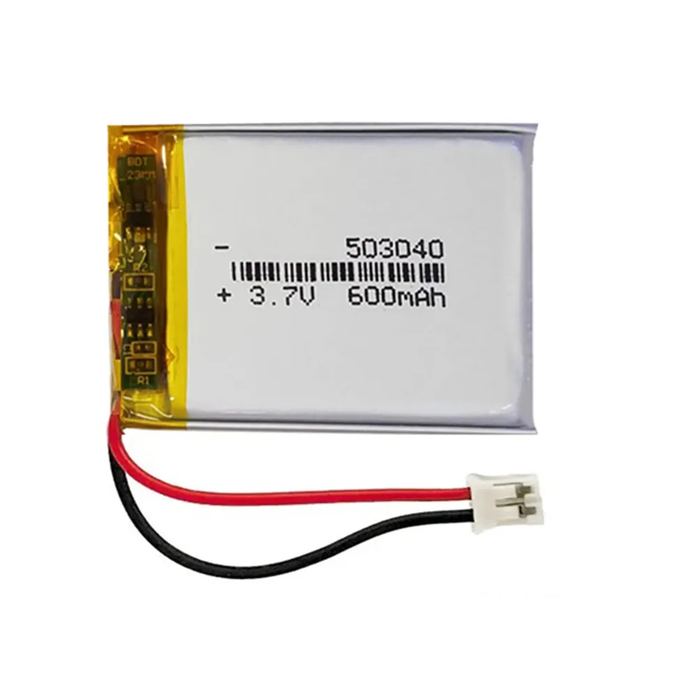 3.7 فولت 600 مللي أمبير بطاريات ليبو 503040 053040 ليثيوم أيون بوليمر بطارية ليثيوم لمكبر الصوت راديو VCR مصباح ليد خلايا GPS قابلة للشحن