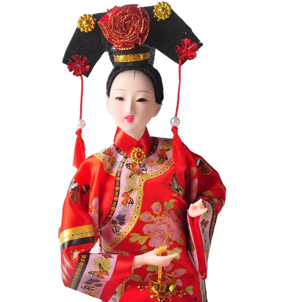 Chinese Traditional Handicraft Silk Figurine Collectible Chinese Doll Silk Doll (1811)