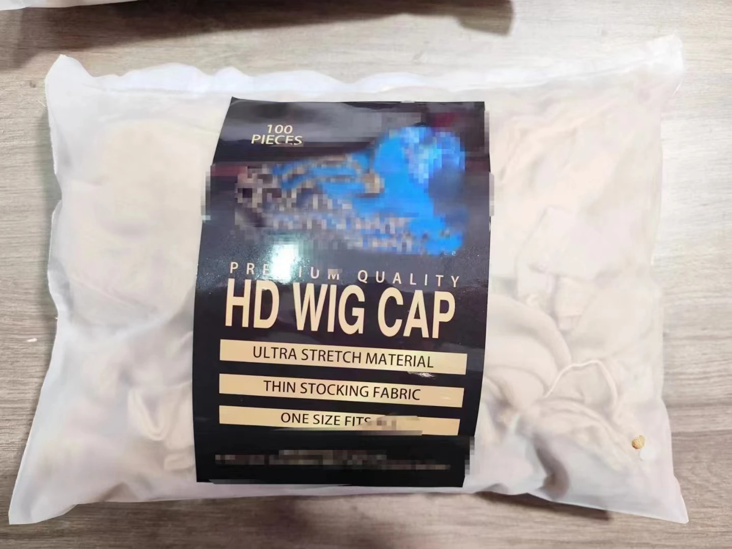 HD Hair Nets 100pc Light Brown