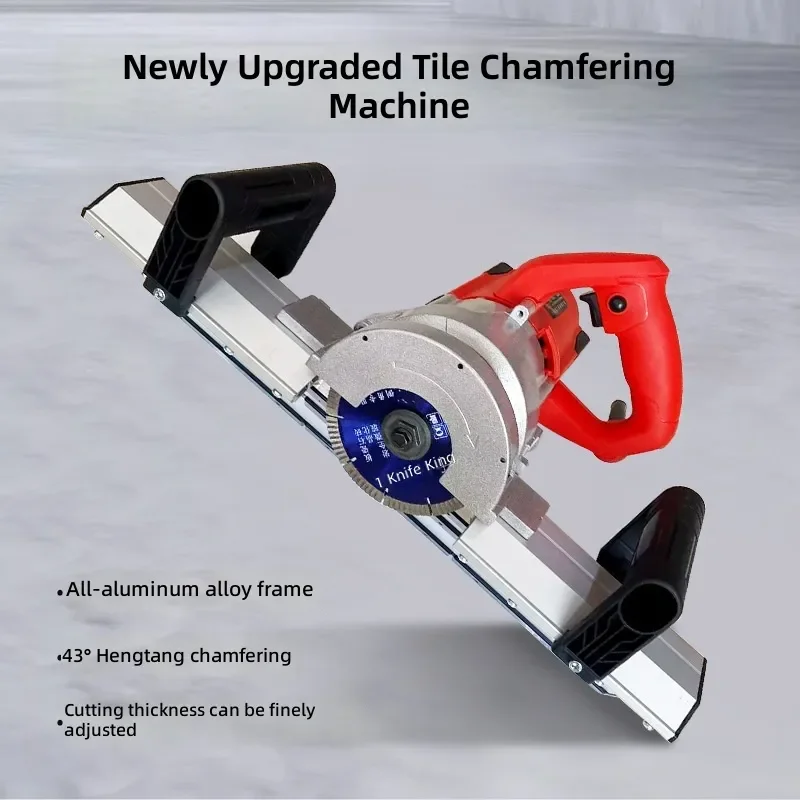 New Tile Chamfering Machine 45 Degree High Precision 43 Degree Yin Yang Begonia Corner Dust Free Cutting Tool