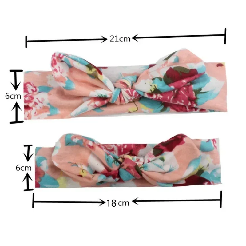 2pcs Parent-Child Headwear Mom Daughter Matching Hairband Set Turban Baby Girls Twist Knot Headbands Family Accessories