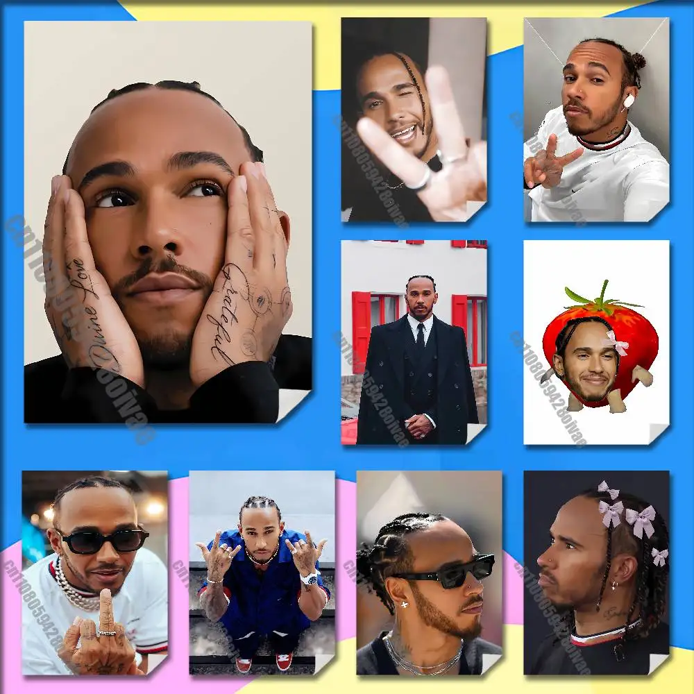 

L-Lewis 44 H-HamiltonS Poster Wall Murals For Offices 50x70cm Self-adhesive Decoration Sticker Playbill Cover