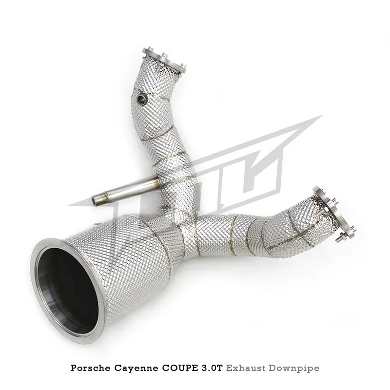 Section High flow Pipes branch downpipe Exhaust Pipe with for COUPE 3.0T