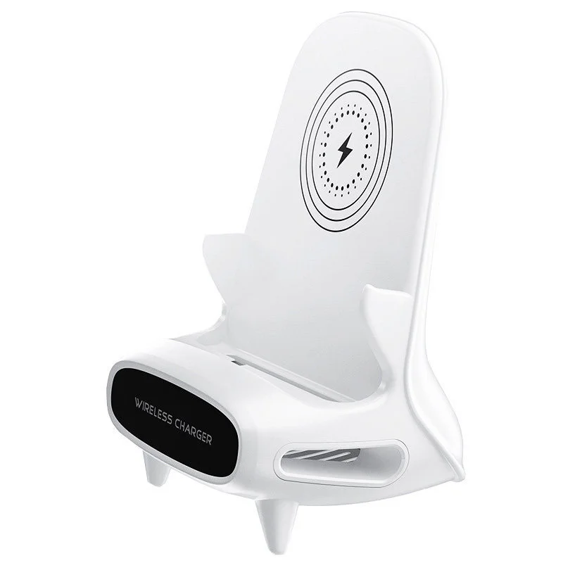 

Portable Mini Chair Wireless Charger Desk Mobile Phone Holder Wireless Charger 10W Fast Charge Special Gift