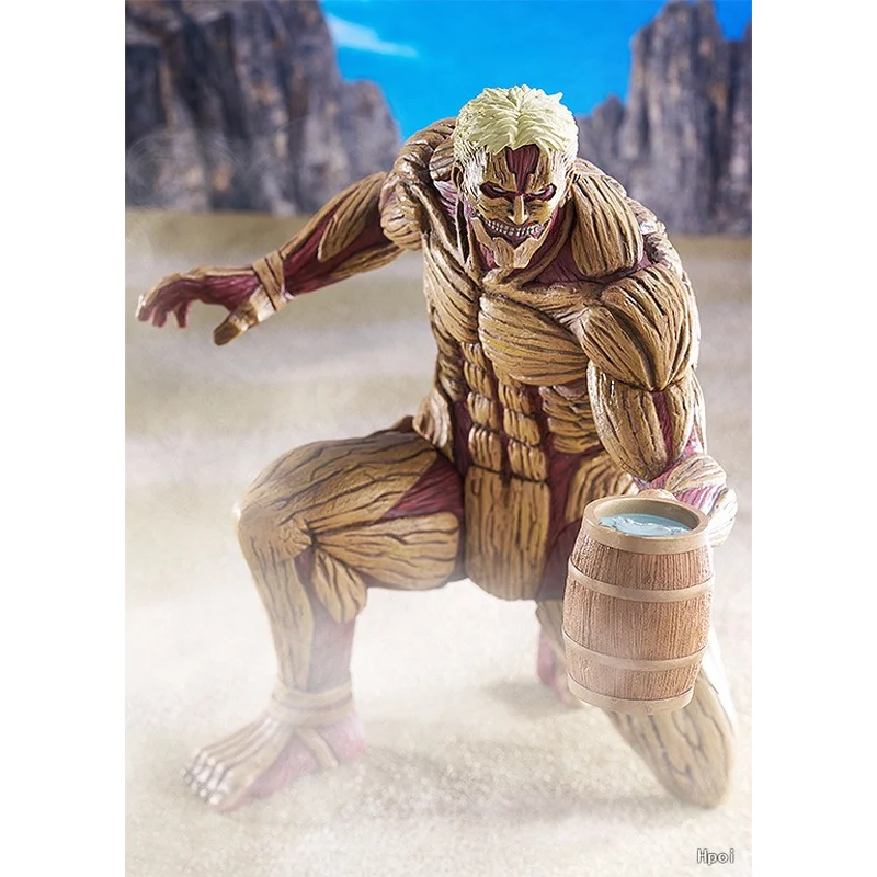 GSC Original POP Attack on Titan Reiner Braun Eren Yeager Worldwide After Party Anime Action Figure Toys For Boys Kids Gifts