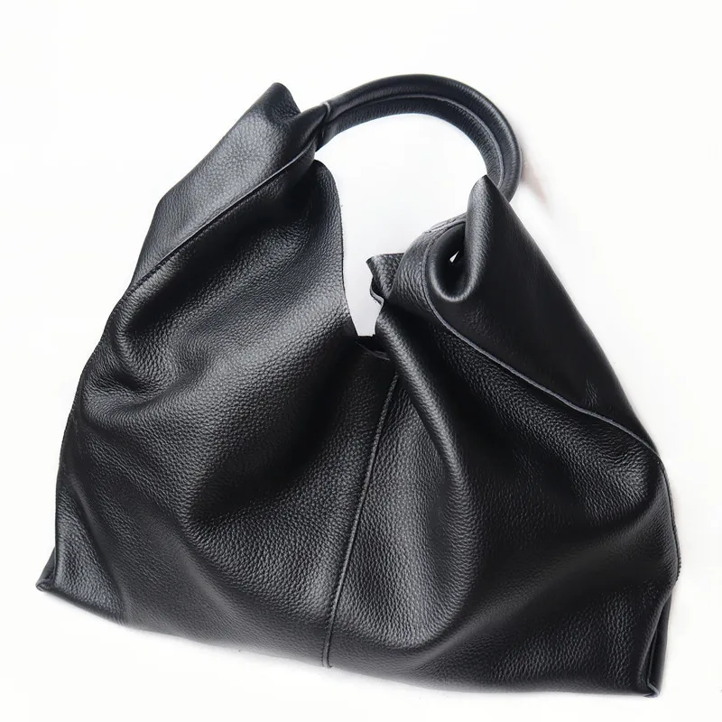 Tote Bag For Women Large Shoulder Bag With Liner Pocket Soft Genuine Leather Slouchy Style Daily Casual Hobo Purses and Handbag