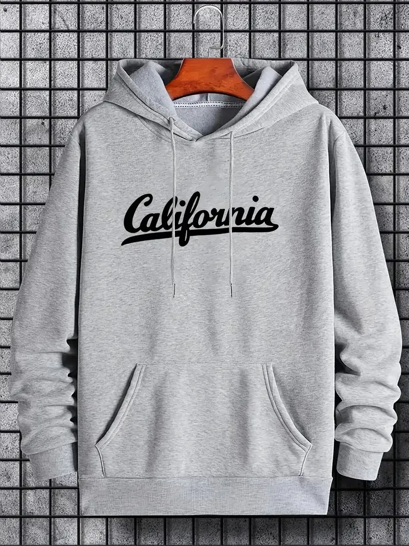 Hoodie de cordão estampado em letras feminino, moletom de inverno, pulôver confortável, moda de rua, 2024