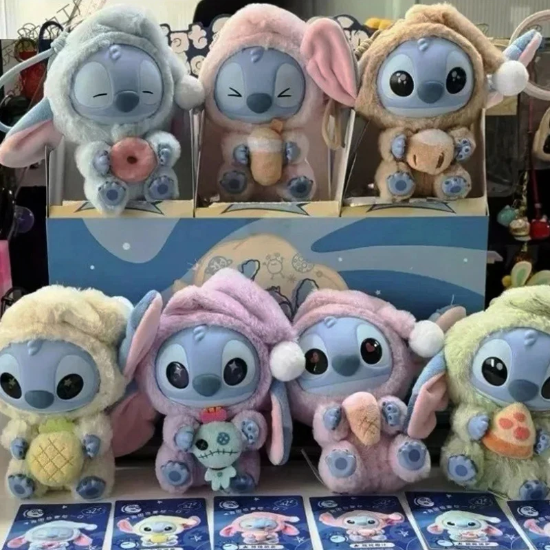 

Лидер продаж, серия Stitch Before Sleep, 15 см, слепая коробка, плюшевая кукла, кулон, милая кукла, загадочная коробка, подарок, подарки на день рождения