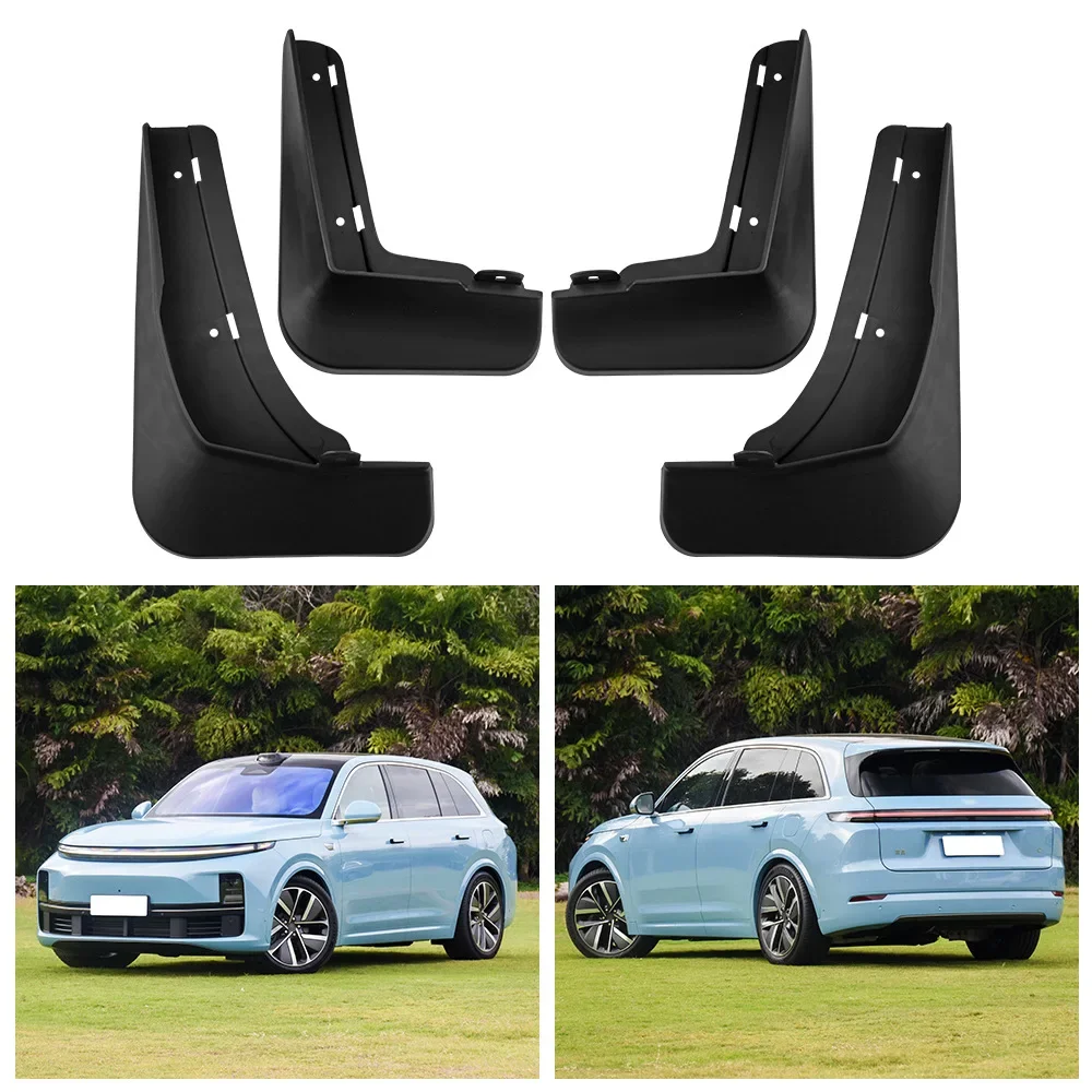 4Pcs Car Fender Suitable for Leading Ideal L7 2024 Soft Rubber Mudguard Car Mudguard Modification Accessories