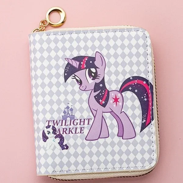 Kawaii My Little Pony Anime Pinkie Pie Rainbow Dash Creative Coin Purse Cute Cartoon Twilight Sparkle Headphone Bag Gifts