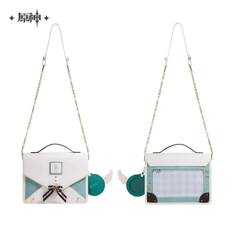 miHoYo公式原神インパクトヴェンティをテーマにしたインプレッションシリーズ封筒バッグ、トートバッグ、本格的なアニメゲームグッズ