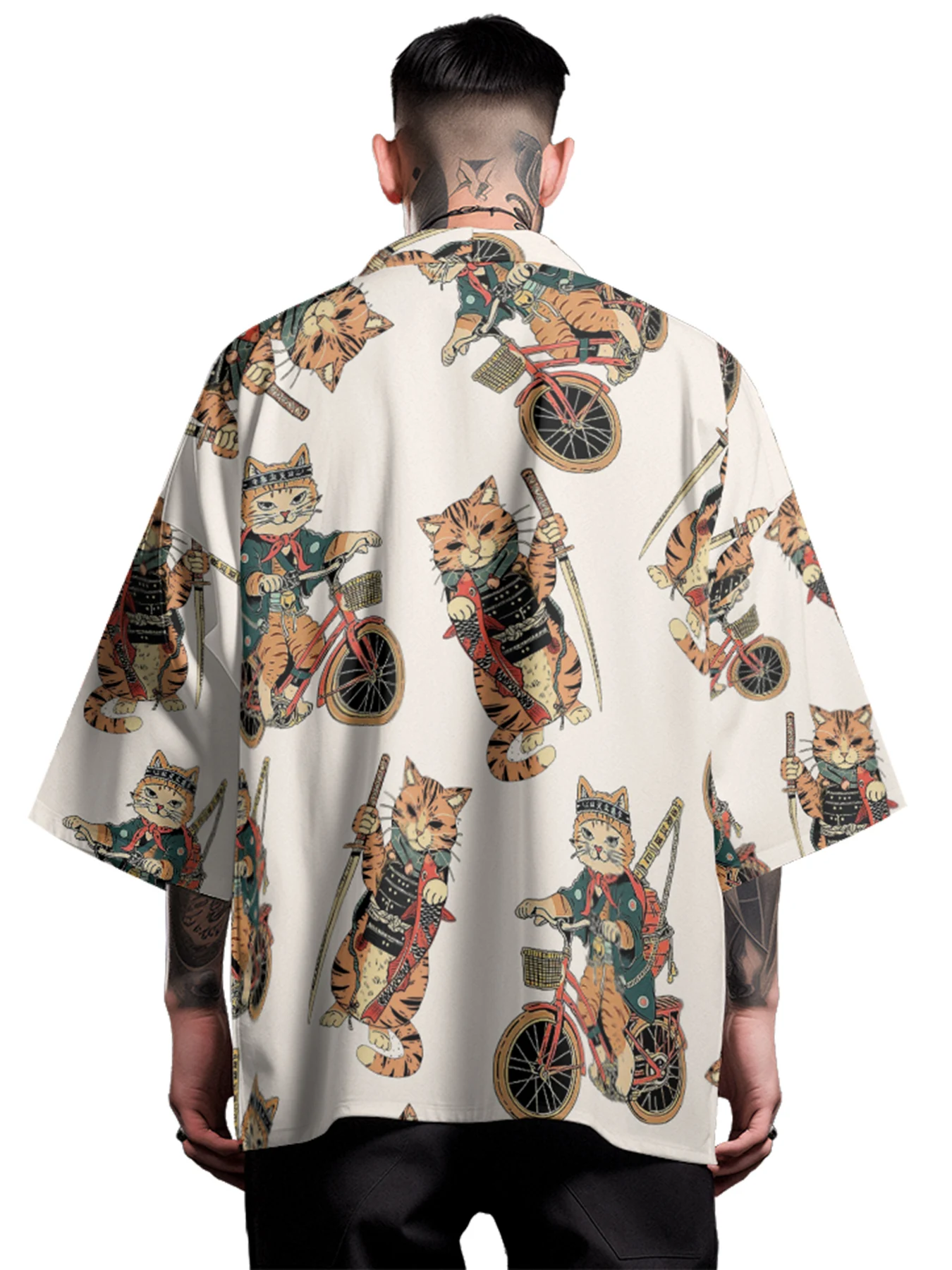 

Кимоно женское традиционное в японском стиле, юката, винтажная рубашка с Самураем, хаори, халат для косплея, лето